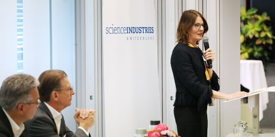 Leadership change at scienceindustries: Annette Luther takes over 